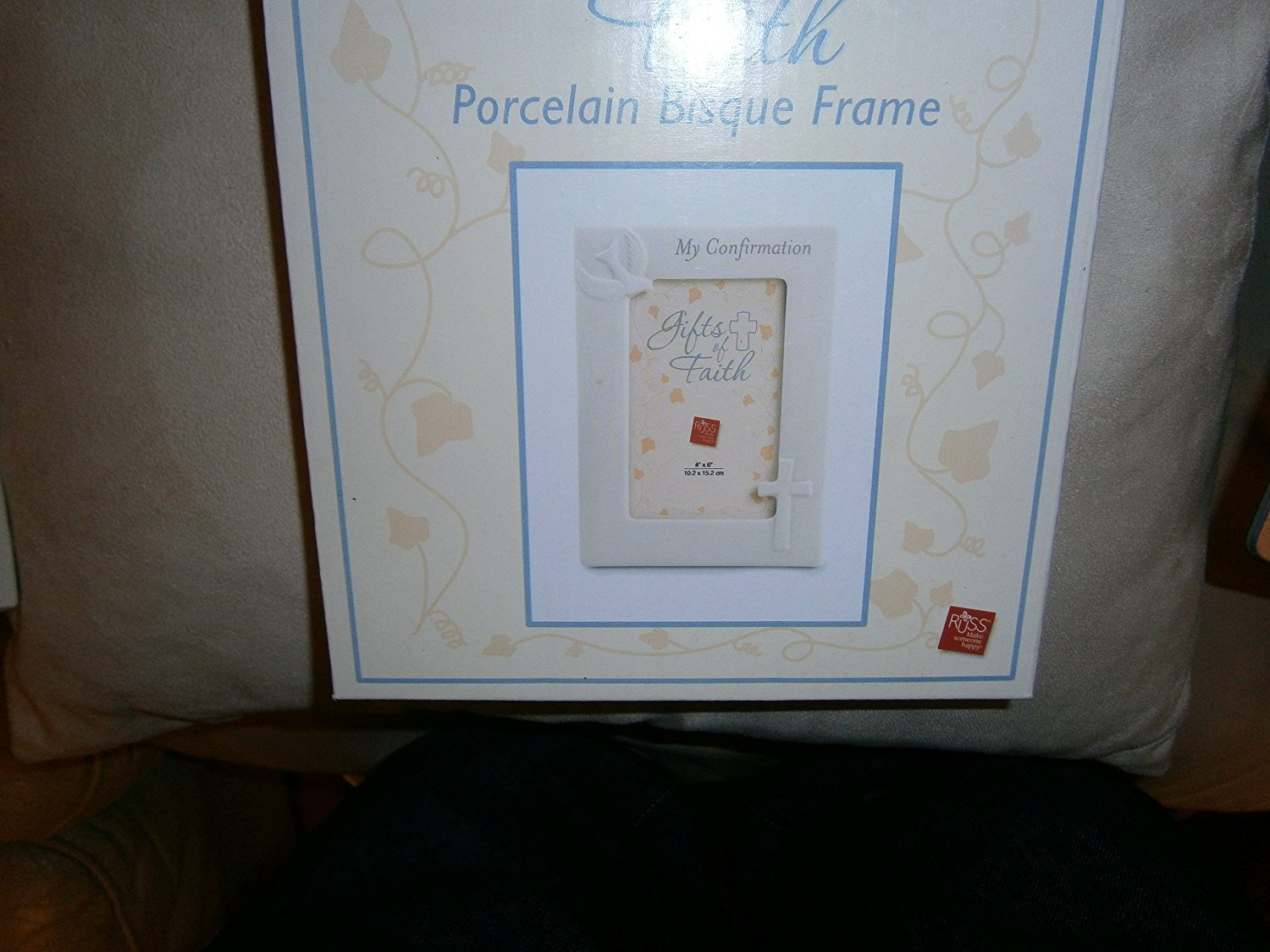 gifts of faith porcelain bisque frame my confirmation - hanrattycraftsgifts.co.uk