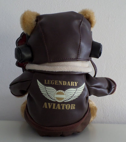 legendary mr plane aviator bear - hanrattycraftsgifts.co.uk