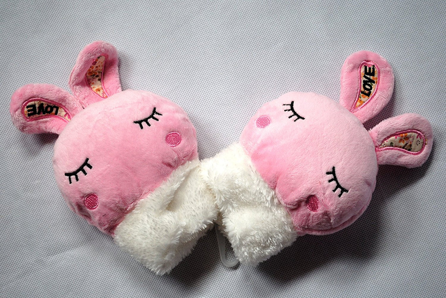Cute Kids Soft Fleecey Warm Fingerless Animal Gloves - Teddy Bear, Dog, Bunny Rabbit, Mouse, Cat - hanrattycraftsgifts.co.uk
