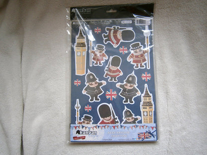 london icons -on parade papercraft toppers - hanrattycraftsgifts.co.uk