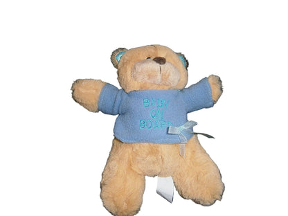 baby on board because your special boy or girl bear (please state which one you require) - hanrattycraftsgifts.co.uk