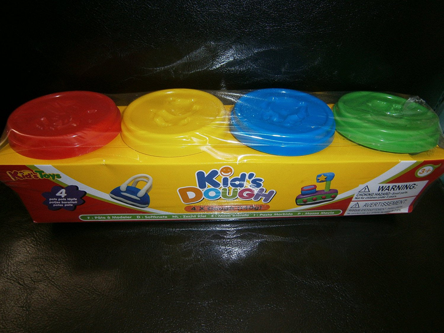 kids dough 4xdough pots (140g) - hanrattycraftsgifts.co.uk