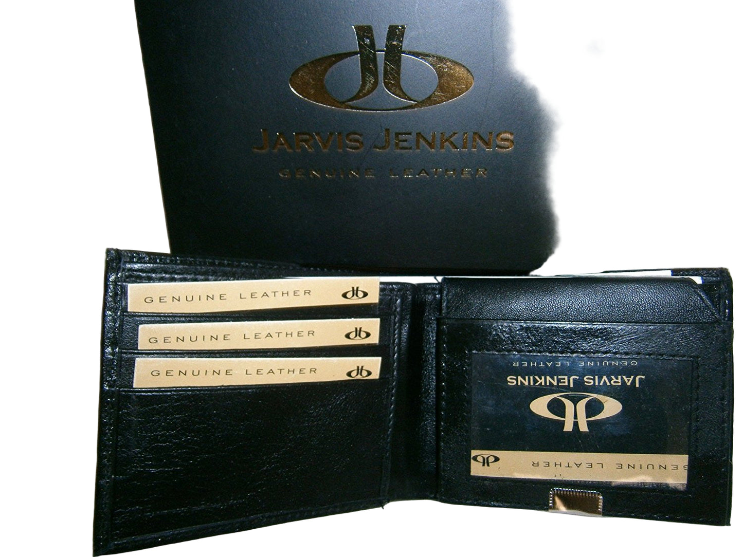 jarvis jenkins genuine leather mans wallet black - hanrattycraftsgifts.co.uk
