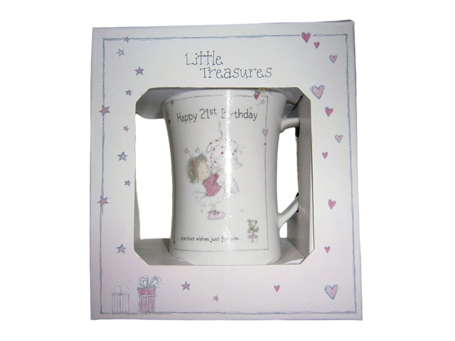 little treasures happy 21 stardust wishes just for you - hanrattycraftsgifts.co.uk