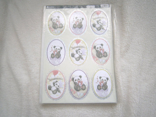 papercraft toppers oval scallops -bamboo - hanrattycraftsgifts.co.uk