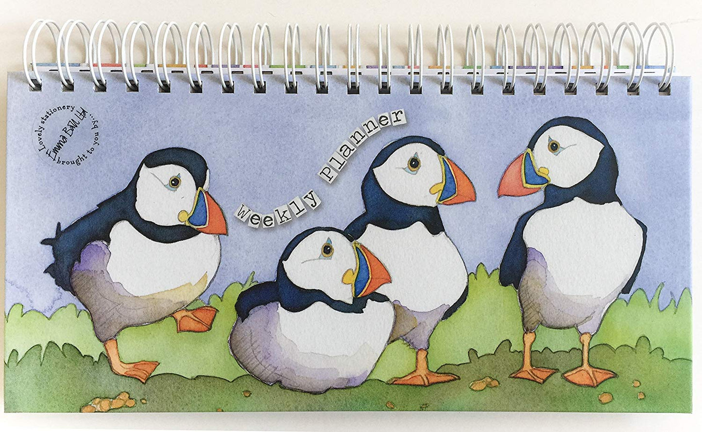 Emma Ball Puffins Weekly Planner - hanrattycraftsgifts.co.uk
