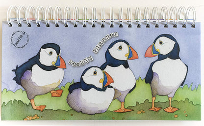 Emma Ball Puffins Weekly Planner - hanrattycraftsgifts.co.uk