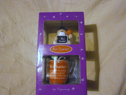 no 1 teacher mug & figurine - hanrattycraftsgifts.co.uk