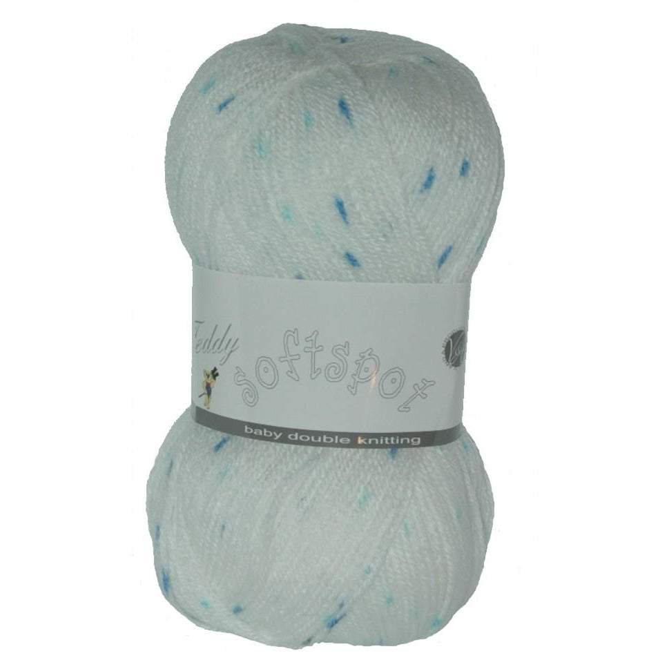 Teddy Softspot 100g  Blue Spots/White 1652100g